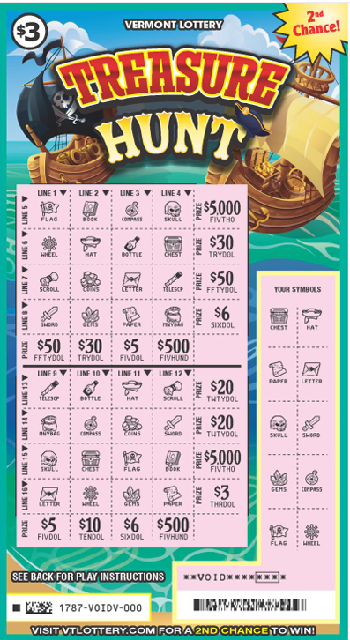 Treasure Hunt | Vermont Lottery